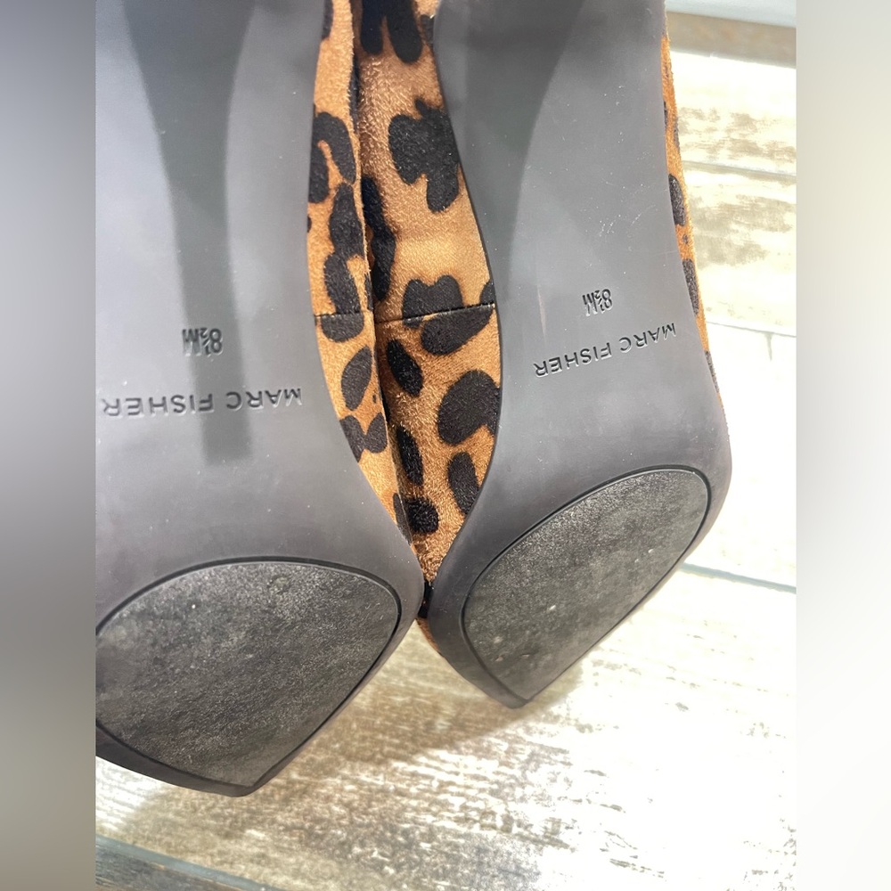 Marc Fisher Women's Alola Stiletto Heel Pumps Sz 8.5 Trendy animal Print Design - Picture 5 of 10